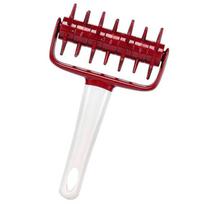 Pizza Dough Docker and Pizza Dough Roller for Pizza Pough Processing Pastry Pizza Pie Roller Rolling Pins Baking Tools brown