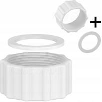 Jungtis mufa adapteris pompoms Intex Bestway ⌀ 38mm su sriegiu 60mm + tarpinė