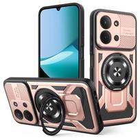 For Oppo Reno13 Case Oppo Reno 13 Pro Phone Cover Magnetic Armor Shockproof Ring Holder Case Magsafe Wireless Charge Cover OPPO Reno13 blue