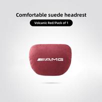 Kvėpuojanti automobilio sėdynės galvos atrama Kaklo pagalvėlė Mercedes Benz AMG W203 W205 W206 W211 W220 W212 W201 GLC W221 GLK GLE GLC JV3 raudona