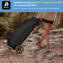 Bonna Dujinių Grilių Uždangalai, skirti Weber Gas Grill Traveler Lp Black 9010053, Grilio Priedai