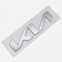 Automobilio priekinės ir galinės emblemos lipduko priedai Kia GT-Line Sportage Ceed Rio Picanto Sorento Soul Cerato Venga Forte 13cm X 3cm matinė juoda spalva