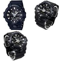 Police Self-Defense Force G-SHOCK 20 ATM Water Resistant Ana-Digi Plastic Belt Watch Mens (GA-700-1A GA-700-1B GA-700-4A) (GA-700-1B (Black B)) black