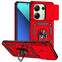 Case for Redmi Poco X7 Pro 13 Pro 5G 4G Stand Rotating Slide Camera Lens Military Grade Armor Cover for 14T Pro 5G Xiaomi 14T Pro 5G violetinė