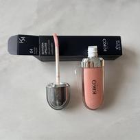 Italian Kiko 3D Mirror Lip Glaze Waterproof Long-lasting, smudge-free, soft bean paste 1 pcs 05 04 black
