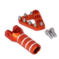 Motociklo kojelės Kaiščio perjungimo svirtis antgalis Kojos kaiščio pedalų atrama KTM SX SXF XC XCF EXC EXCF XCW XCFW 125 150 200 250 300 Step and Tip red