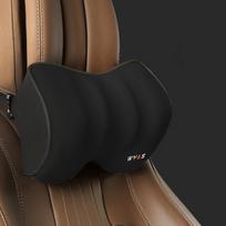 Automobilio vairuotojo pagalvės vieta Atminties putplasčio automobilio juosmens atrama nugaros pagalvėlė Automobilio sėdynės kaklo pagalvė Plaunama auto pagalvės pagalvėlė headrest-bg beige