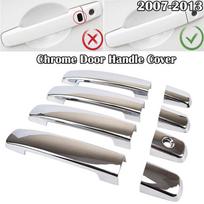 Skirta Nissan Qashqai Dualis J10 2007 2008 2009 - 2013 Chromo priekinio galinio rūko žibinto dangtelio rėmo automatinio apdailos automobilio stilius Keyless handle white