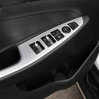 Automobilio durų porankio skydelio lango jungiklio pakėlimo mygtukų apdailos lipdukas Hyundai Tucson TL 2015-2017 2018 gray