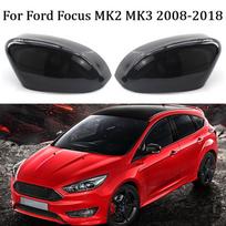 Automobilio galinio vaizdo veidrodėlio dangtelis Blizgus juodas galinio vaizdo dangtelio korpusas Ford Focus MK2 MK3 2008 2009 2010 2011 2012 2013 2014 2015 2016 gray