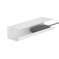 Under Desk Cable Management Tray Reduce Clutter Durability Punch Free Under Desk Power Strip Organizer White balta