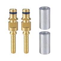 Metalinis greito sujungimo adapteris Karcher K čiaupui Slėginės plovyklės adapteris Dušo vamzdelis Sodo kiemo laistymas beige