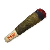 Wholesome Green Cigar Plush Dog Toy With Squeaking Feature Tailored For Pets PAW brown