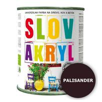 Mat acrylic paint for wood, metal and concrete water-based opaque Slovakryl SLOVLAK ROSEWOOD: 0.75 L