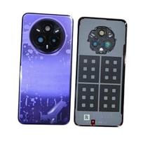 Realme 14 Pro Korpusas Realme 14 Pro Plus 5G RMX5051 Plastikinis Baterijos Galinis Dangtelis Remontas Pakeitimas Galinis Dangtelis juoda