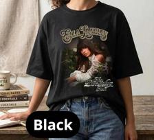 Vintage Ella Country Music Dandelion Trendy Graphic Cotton Unisex Tee M black