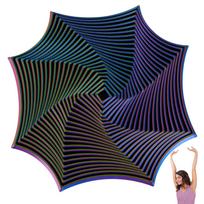 3D Printed Fractal Fidget Octagon, Portable Sensory Stress Relief Desk Toy for Kids and Adults, Anti-Anxiety Visual Focus Game