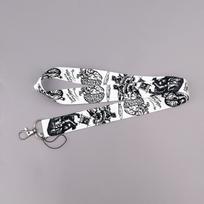 Heart Credential Holder Medical Lanyards for Key Neck Strap For Card Badge Gym Keychain Keyring Accessories Nurse Doctor Gifts white