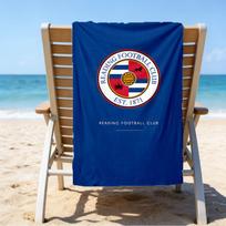 Football Reading Crest Beach Towel - Soft, Absorbent Microfiber, Lightweight, Ideal for The Beach, Parties, Travel, Camping fan gifts 70cmx140cm(27x55inch)