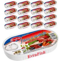 EvraFish Filety iš skumbrės pomidorų padaže 170 g x 16 vnt.
