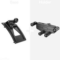 Volkswagen VW Touran 2003-2013 Automobilio telefono laikiklis Belaidis įkroviklis Telefonas Automatiškai užspaudžiamas Stiprus magnetinis laikiklio pagrindas Only base no holder gray