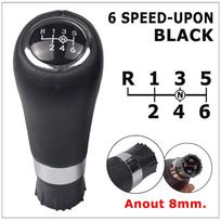 Gear Shift Knob Gaiter Lever Shifter Handle Stick For Benz before 2011 E class; before 2013 C class; 2012 GLK W202 W203 W204 C63 Black-6-DOWN-14.5