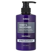 Kundal, Honey & Macadamia, Treatment, Pink Grapefruit, 500ml (16.9 fl oz) gray