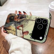 D-Decor T-Theft A-Auto G-GTA Video Game For IPhone 15 16 17 14 13 12 11 Pro Max 16E 16 Plus 17 Air Corrugated Shockproof Phone iPhone 17pro max gray