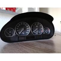 4pcs Car Accessories interior decorative Speed Meter Gauge Cluster Bezel Dashboard dial Dash Ring For BMW E46 M3  3 Series Matt chrome gray