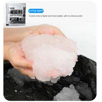 48Pcs Poo Gel Eco-Friendly Toilet Absorbent Gel Rapid Liquid Waste Gelling Powder Camping Toilet Gel for Outdoor Emergency China Mainland beige