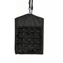 Oxford Spec Hay Bag for Horses Goats Sheep and Donkeys Offering Construction Front and Flexible Hanging Options juoda