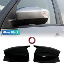 For Ford S-MAX 2006-2015 C-MAX 2011-2015 KUGA ESCAPE 2008 Side Mirror Cover Frame Rearview Mirror Cover Cap black