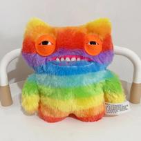 22cm Juokingi Baisūs Dantys Monstras Pliušiniai Žaislai Kimšti Anime The Block Monster Pliušiniai Gyvūnėliai Klibantis Vaivorykštinis Crazy Rabbit Pliušas Kalėdinės Dovanos 22cm