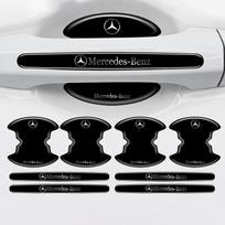 Rato dangtelis Automobilio durų rankenėlės dubenėlis Apsauginės lipdukai Anti-collision Aksesuarai Mercedes Benz A C E S G klasės GLC CLE CLA GLB GLS W177 gray