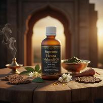 Aukščiausios kokybės chna Mehndi aliejus 250 ml | Natūralus gvazdikėlių ir eukalipto aliejus tamsiai Mehndi spalvai | Ilgai išliekantis chna dėmės stiprintuvas | Profesionaliems naudojimui beige