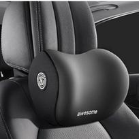 Automobilinės sėdynės galvos atrama nugaros atrama Minkšta atmintis medvilnė kaklo pagalvė Automobilio interjero priedai Universalus juosmens Blue-neck gray