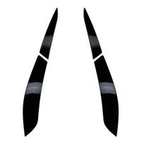 Carbon Fiber Style Rear Headlight Eyebrow Cover Eyelids Sticker Trim For Volkswagen VW Golf 6 MK6 GTI R 2008-12 Car juoda