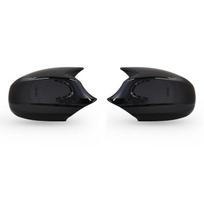 1 pora BMW E87 E81 E82 E90 E91 E92 E93 galinio vaizdo šoninio korpuso apdaila ABS anglies pluošto stiliaus automobilio galinio vaizdo veidrodėlio dangtelis ABS Black black