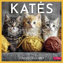 Sieninis kalendorius 2027. Katės (33 x 33)