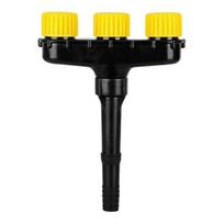 Purkštukas Purkštukas Antgalis Aukšto Atsparumo Oro Sąlygoms Didelis Srautas Ergonomiška Neslystanti Rankena Daugiafunkcis Vandens Purkštuvas 3pcs black