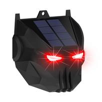 Solar LED Animal Repeller & Warning Light black