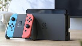 Nintendo Switch (2021) OLED raudona/mėlyna žaidimų konsolė