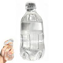Maltos skystas salyklo buteliukas Squishy žaislas - Skaidrus lėtai kylantis streso kamuoliukas, tampomas, formuojamas jutiminis Fidget žaislas nerimui R white