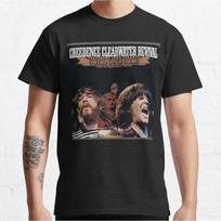 CCR T Shirt Creedence Clearwater Revival Chronicle Vol 1 John Fogerty Classic M gray