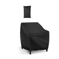 Lauko baldų uždangalas sodo terasos stalui ir kėdėms su apsauga, poliesteris, žolynui ir kiemui 70x79x102cm black