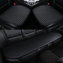 Pu odinis automobilio sėdynės užvalkalas tinka TOYOTA CHR Corolla Yaris Sienna Vios Fortuner Kluger Sequoia automobiliui juoda