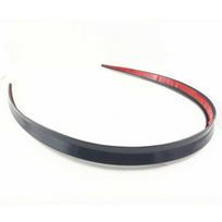 Universal 1.2M  Racing Style Black Soft Car Rear Roof Trunk Spoiler Rear Wing Lip Trim Sticker For Most gray