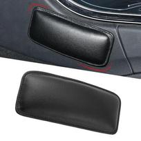 Universal Car Leather Leg Cushion Knee Pad Pillow 180x80x28mm Thigh Support Seat Door Armrest Leg Pad  Car Interior Decoration black