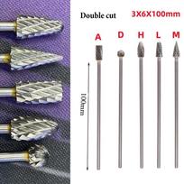 Milling Cutters Set Rotary Tools Solid Carbide Burrs Deburring Cutters