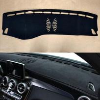 Automobilio juoda prietaisų skydelio kilimėlis Neslystantis apsauginis nuo saulės kilimėlis Mercedes Benz C GLC gray